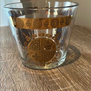 Vintage Gold Patterned Glass I’ve Bucket